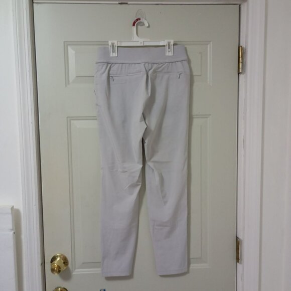 Athleta Womens Light Gray High-Waisted Trousers Size 2 Pants Activewear - Picture 4 of 11
